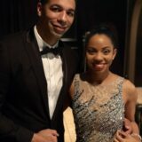 Sashani Nichole and Jason on set filming a movie scene.