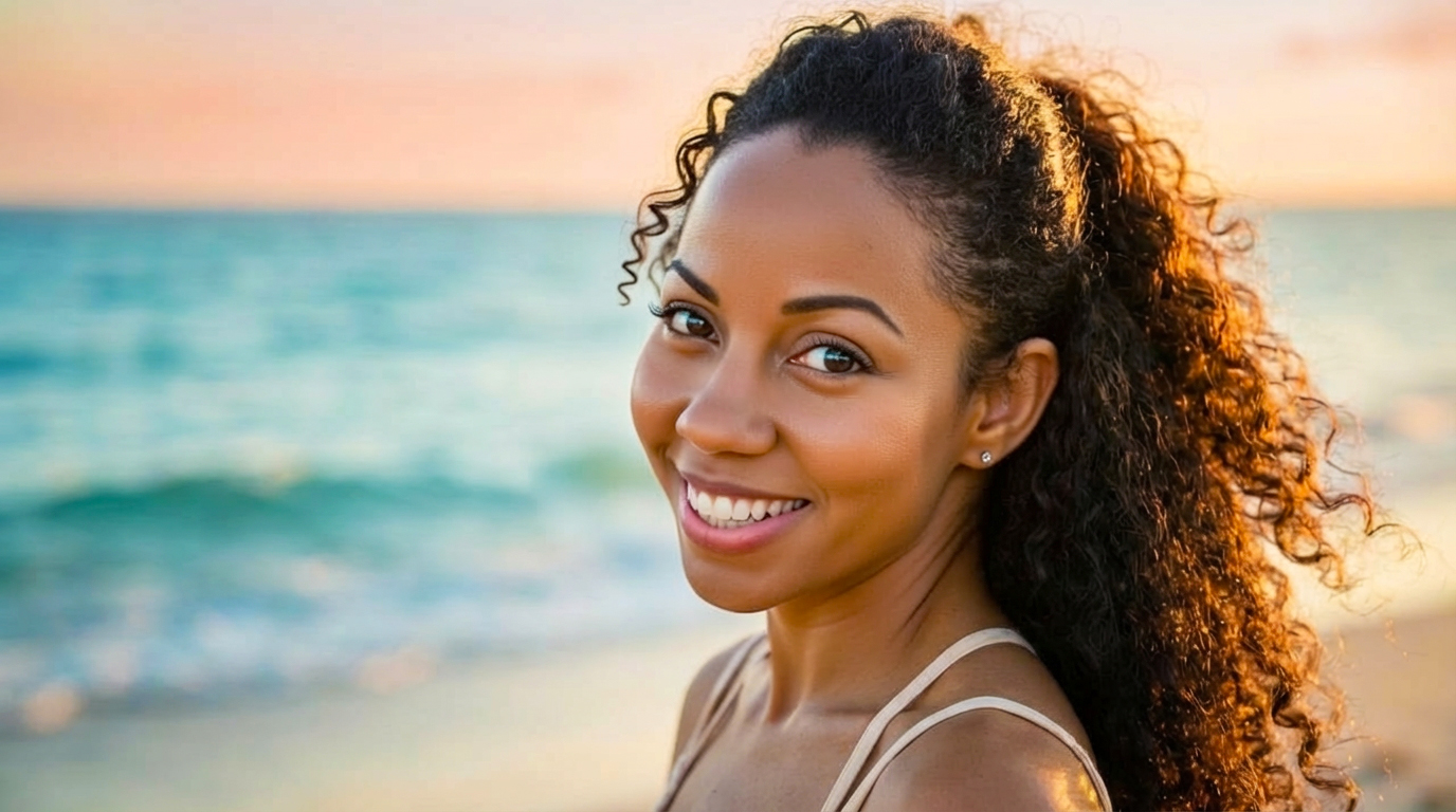 photo of Sashani Nichole on the beach